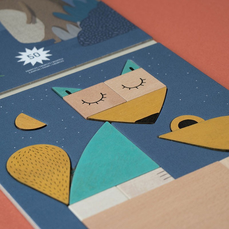 wooden composition game